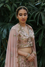Pink Embellished LehengaIMG_9915