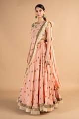 Butti Border Ruffle LehengaDSC00712