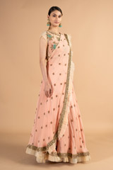 Butti Border Ruffle LehengaDSC00716