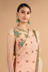 Butti Border Ruffle LehengaDSC00717