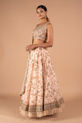 Shimmer Sequins Pastel LehengaDSC09057