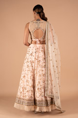 Shimmer Sequins Pastel LehengaDSC09063