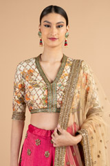 Fuchsia  Lehenga  SetDSC04908