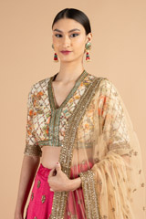 Fuchsia  Lehenga  SetDSC04909