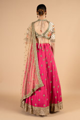 Fuchsia  Lehenga  SetDSC04918