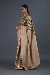 Champagne Silk SareeIMG_9523