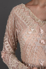 Peach Layered LehengaIMG_0694