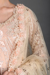 Peach Layered LehengaIMG_0695