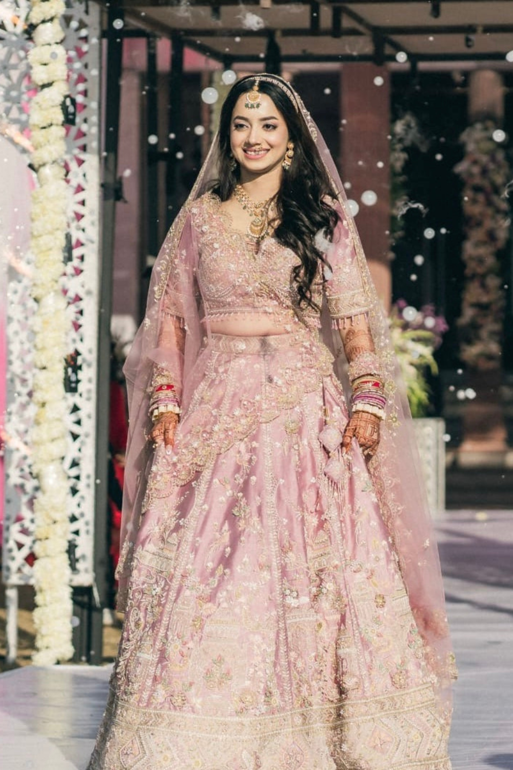 Pink Embellished Bridal Lehenga4