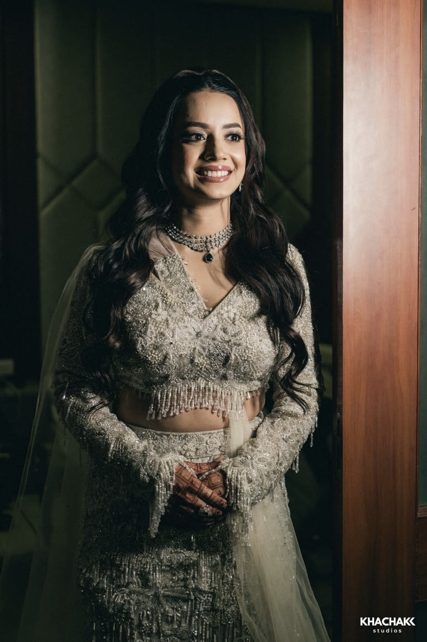 Light Grey Fish- Cut Lehenga1