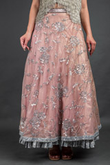 Pink Embroidered Top Bottom Set_DSC7927