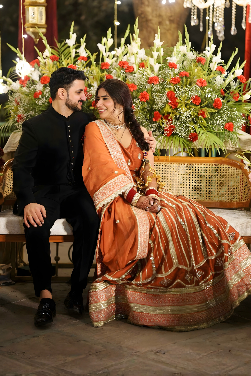 Rust Orange Lehenga Set2