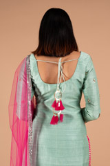 Tiffany Kurta with Organza GhararaDSC09077