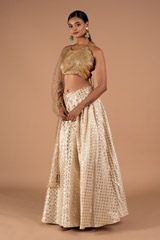 Champagne Gold Lehenga SetDSC08920