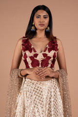 Champagne Gold Lehenga SetDSC08933