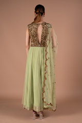 Olive Green AnarkaliDSC00993