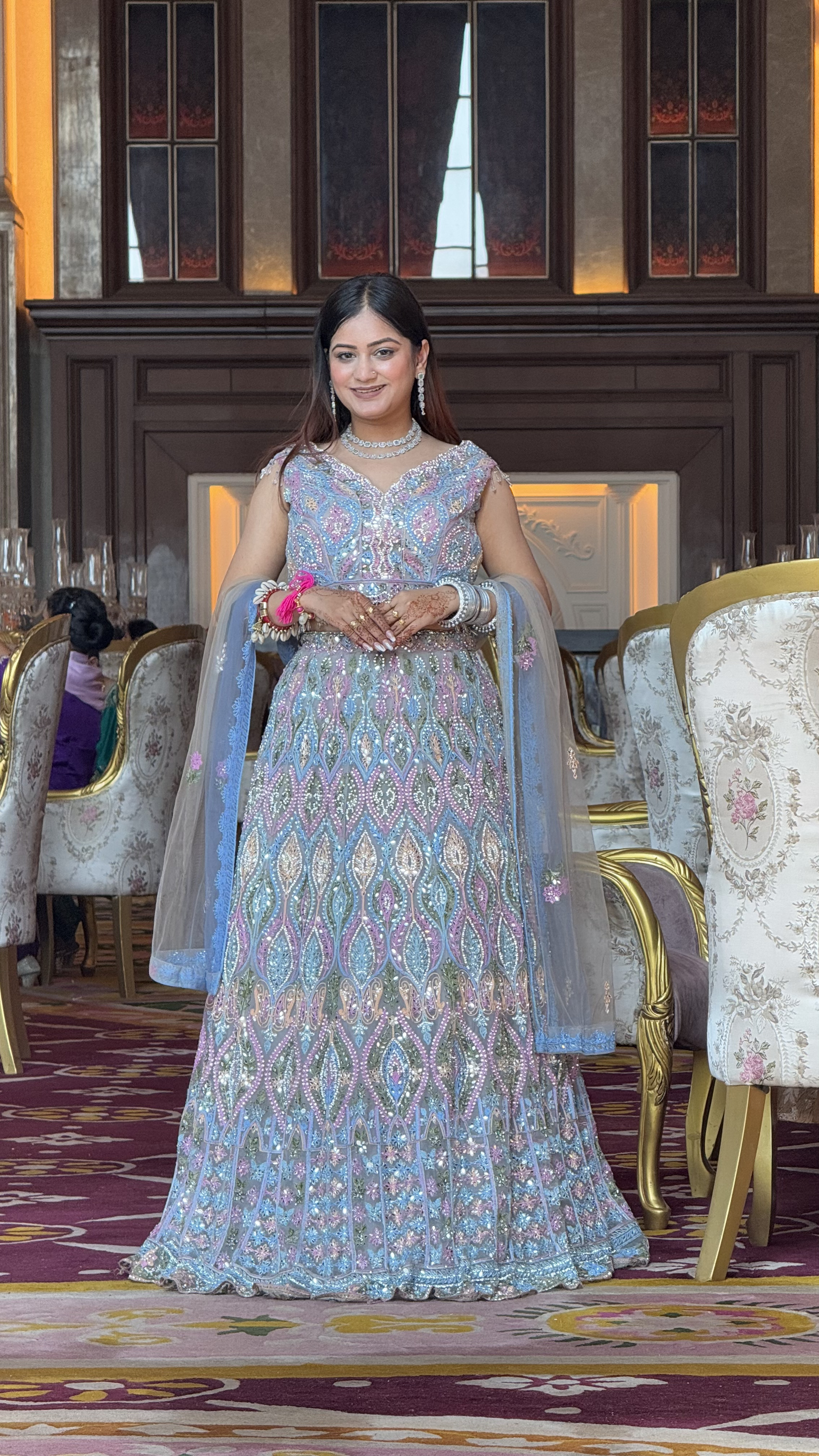 Multi-coloured Lehenga Set3