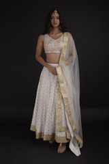 Ivory Dupion Silk Lehenga812_video