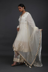 Ivory Chanderi Handloom SuitIMG_7333