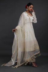 Ivory Chanderi Handloom SuitIMG_7336