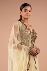 Golden Net AnarkaliDSC09160