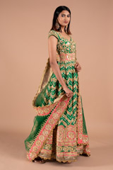 Emerald Green Embellished AnarkaliDSC09098
