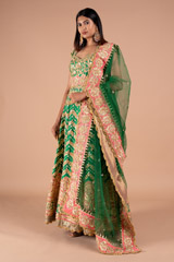 Emerald Green Embellished AnarkaliDSC09099