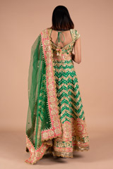 Emerald Green Embellished AnarkaliDSC09106