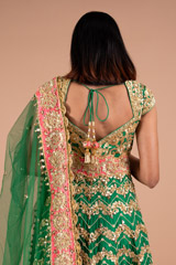 Emerald Green Embellished AnarkaliDSC09107