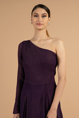 Deep Purple Crepe GownDSC01463