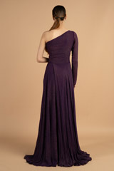 Deep Purple Crepe GownDSC01469
