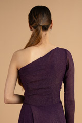 Deep Purple Crepe GownDSC01470