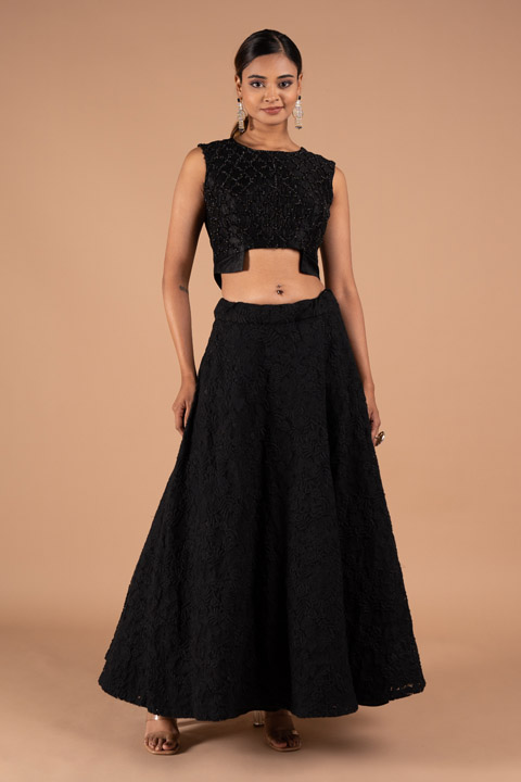 Black Rose Lehenga