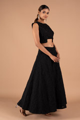 Black Rose LehengaDSC09018