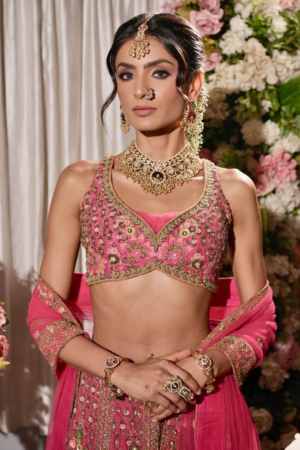 Gulnaar Pink Bridal Lehenga6