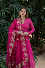 Fuschia Chanderi Lehenga_DSC0801-Edit