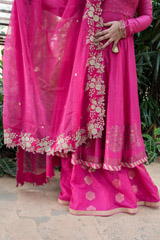 Fuschia Chanderi Lehenga_DSC0847-Edit