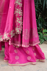 Fuschia Chanderi Lehenga_DSC0848-Edit