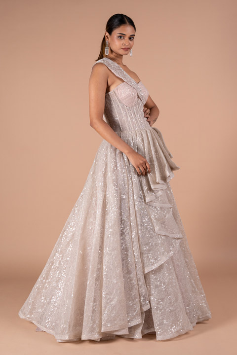 The Ivory Layered GownDSC09720