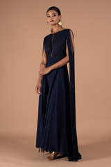 Navy Blue Lace GownDSC08271