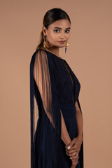 Navy Blue Lace GownDSC08274