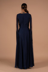 Navy Blue Lace GownDSC08276