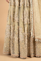 Heavy Embellished Beige lehengaDSC03394