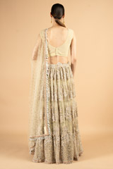 Heavy Embellished Beige lehengaDSC03396