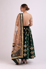 Green Embroidered Lehenga SetIMG_1075