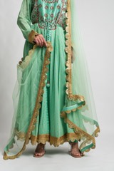 Green Anarkali Set_DSC7732