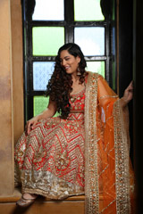 Red Embellished Anarkali2