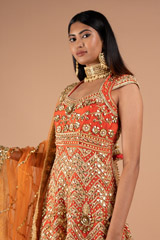 Red Embellished AnarkaliDSC08849