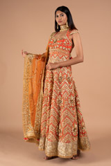 Red Embellished AnarkaliDSC08850