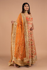 Red Embellished AnarkaliDSC08851